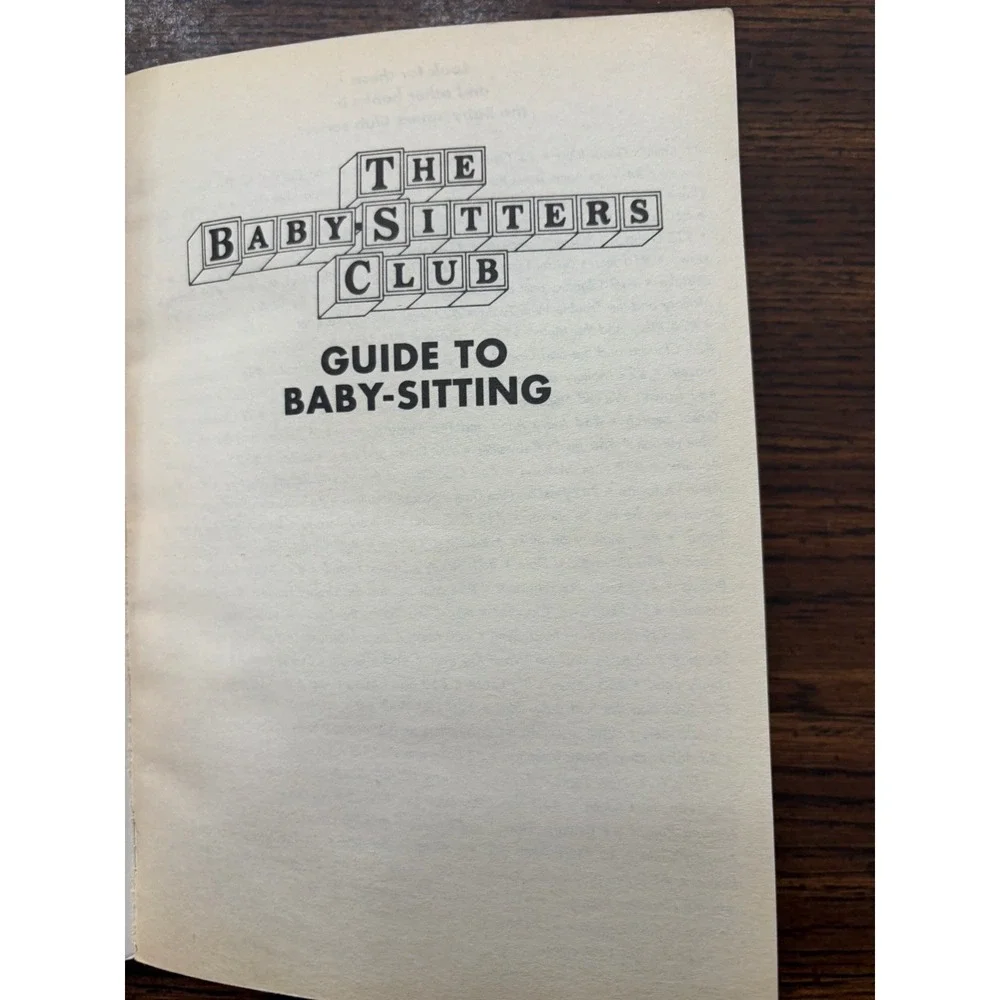 Baby-Sitters Club Guide to Baby-Sitting by Ann M. Martin (1993, Trade Paperback)